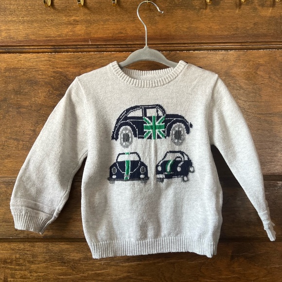 Mayoral Other - Mayoral | Designed in Spain Gray Sweater with Car Motif (18 months)